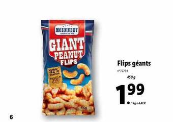 Lidl Mcennedy flips géants offre