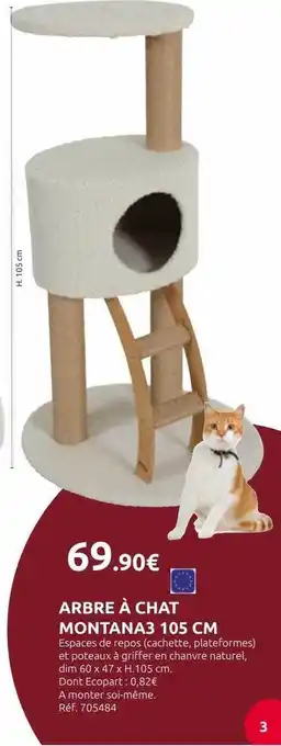 Arbre à chat montana3 105 cm