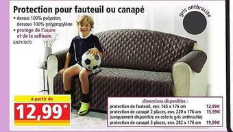 Norma Protection pour fauteuil ou canapé offre