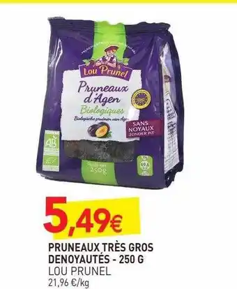 Pruneaux très gros dénoyautés lou prunel - 250 g