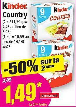 Norma Kinder country offre
