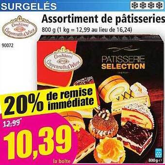 Norma Assortiment de pâtisseries offre