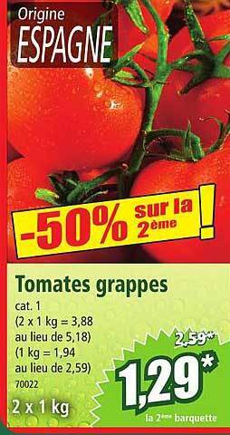 Norma Tomates grappes offre
