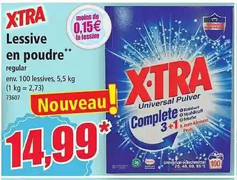 Norma Lessive en poudre x.tra offre