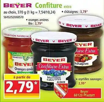 Norma Confiture extra beyer offre