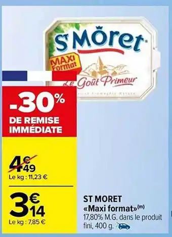 Carrefour Market St moret offre