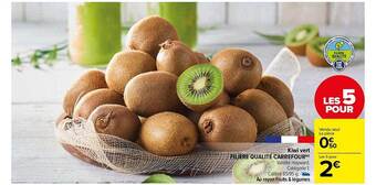 Carrefour Market Kiwi vert filière qualité carrefour offre