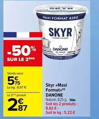 Carrefour Market Skyr offre