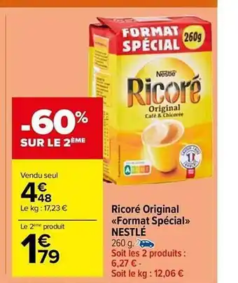 Carrefour Market Ricoré original offre