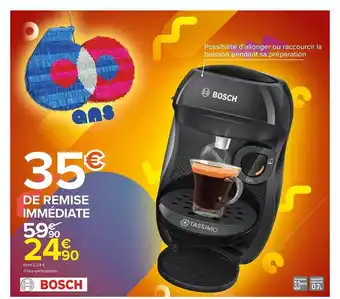 Carrefour Market Bosch tassimo offre