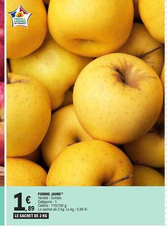 E.Leclerc Pomme jaune offre