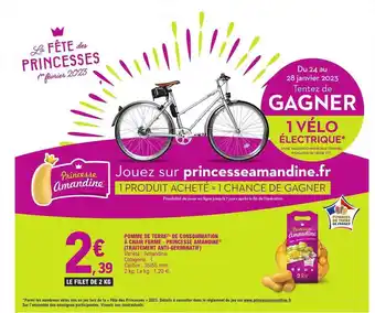 E.Leclerc Pomme de terre de consommation à chair ferme - princesse amandine offre
