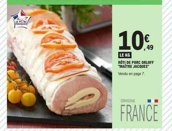 E.Leclerc Rôti de porc orloff offre