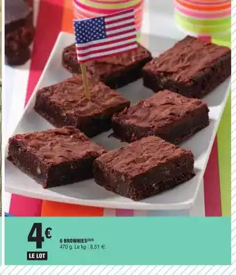 6 brownies