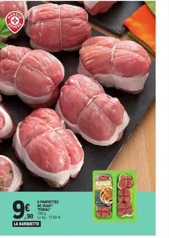 E.Leclerc 6 paupiettes de veau offre
