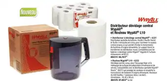 Hyperburo Wypall distributeur dévidage central et rouleau l10 offre