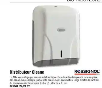 Hyperburo Distributeur oleane rossignol offre