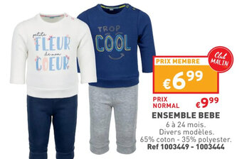 Trafic Ensemble bebe offre