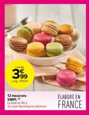 12 macarons SIMPL