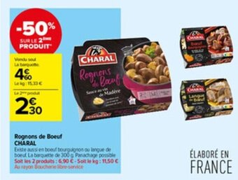 Carrefour Contact Rognons de boeuf CHARAL offre