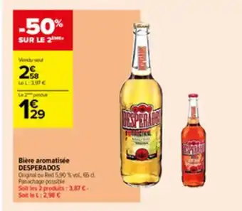 Carrefour Contact Bière aromatisée DESPERADOS offre
