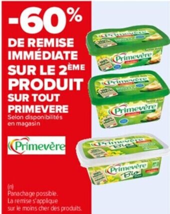 Carrefour Drive Primevère offre