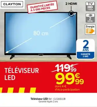 Carrefour Drive Téléviseur LED offre