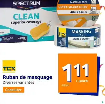 Action Ruban de Masquage offre