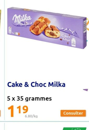 Action Cake & Choc Milka offre