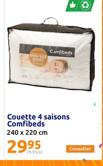Action Couette 4 Saisons Comfibeds offre