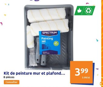 Action Kit de Peinture Mur Et Plafond offre