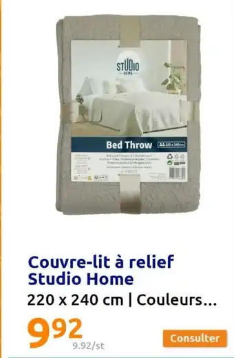 Action Couvre-Lit a Relief Studio Home offre