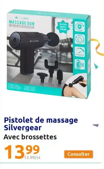 Action Pistolet de Massage Silvergear offre