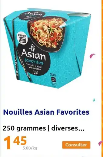 Action Nouilles Asian Favorites offre