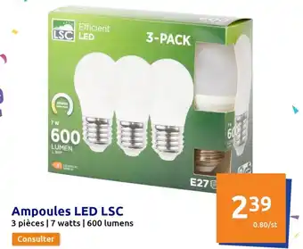 Ampoules led LSC