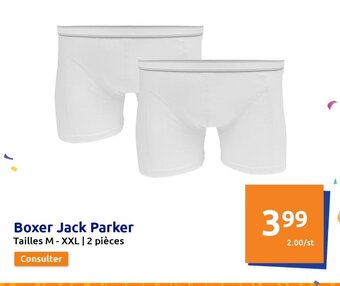 Action Boxer Jack Parker offre