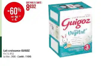 Casino Supermarchés Lait Croissance Guigoz offre