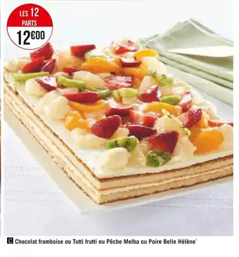 Chocolat Framboise Ou Tutti Frutti Ou Peche Melba Ou Poire Belle Hélène