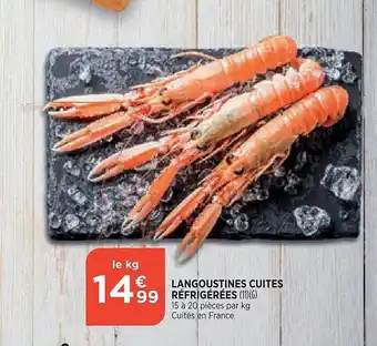 Bi1 Langoustines cuites réfrigérées offre
