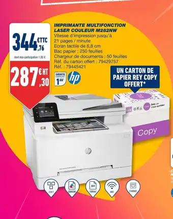 Bureau Vallée Imprimante Multifonction Laser Couleur M282NW offre