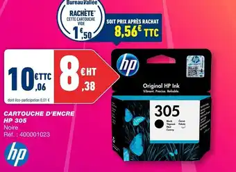 Bureau Vallée Cartouche d'Encre HP 305 offre