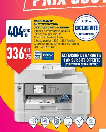Imprimante Multifonction Jet d'Encre J5955DW