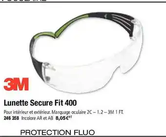 Hyperburo 3m lunette secure fit 400 offre