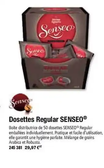 Hyperburo Dosettes regular senseo offre