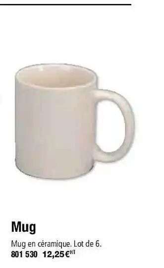 Mug en céramique