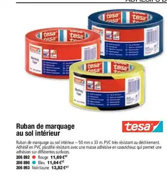 Tesa ruban de marquage au sol intérieur