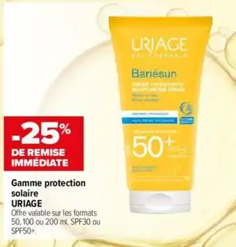 Carrefour Gamme Protection Solaire Uriage offre