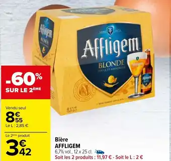 Carrefour Bière Affligem offre