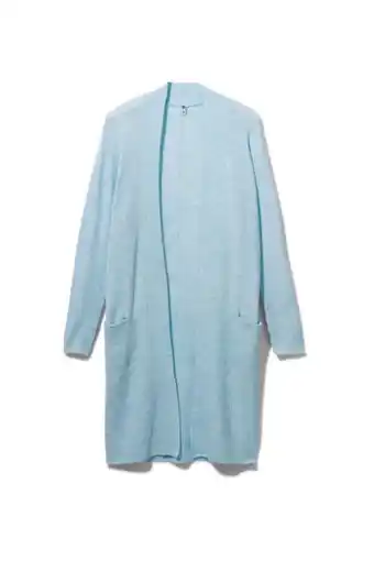 HEMA Gilet femme lana en maille bleu clair offre