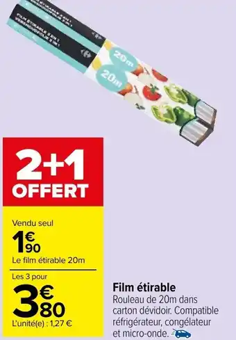 Carrefour Film etirable offre